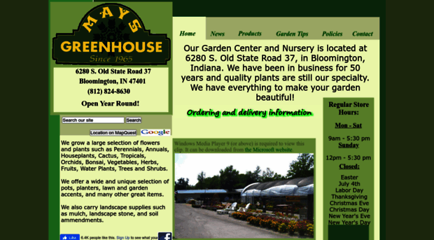 maysgreenhouse.net