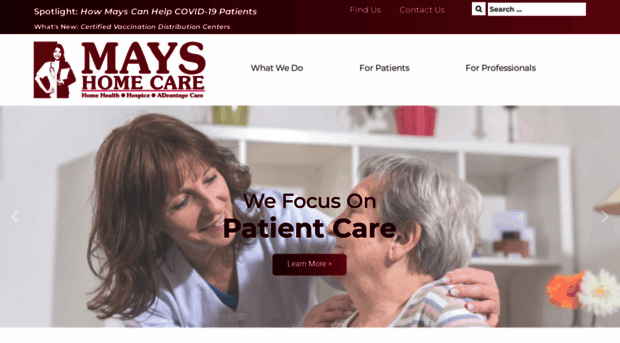 mayshomecare.com