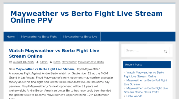 mayweathervsbertofightlive.com