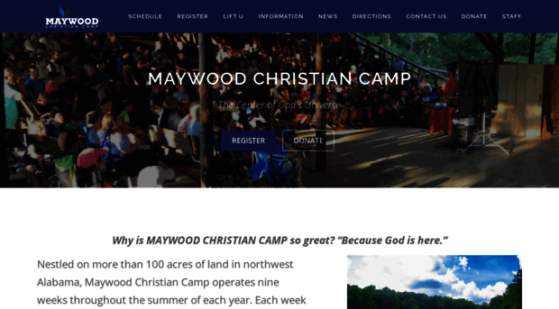 maywoodchristiancamp.com