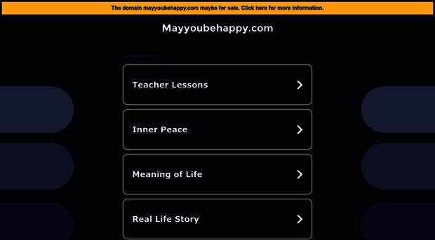 mayyoubehappy.com