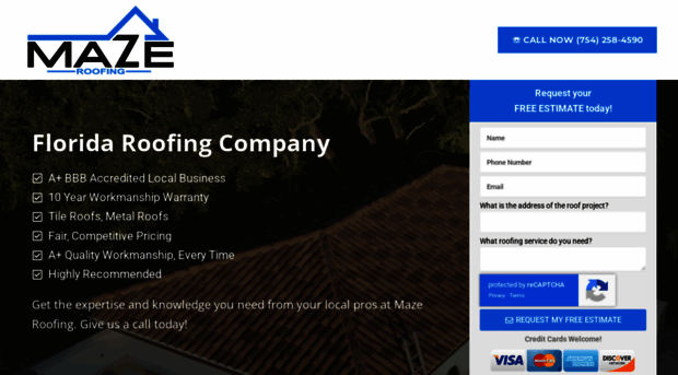 maze-roofing.com