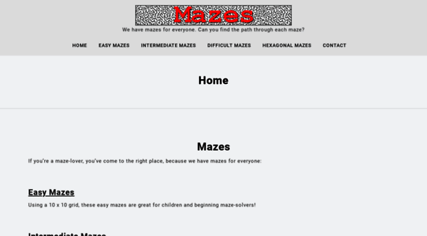 mazes.org.uk