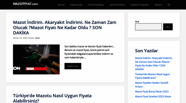 mazotfiyat.com