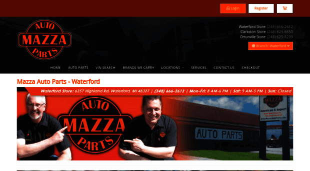 mazzaautopartswaterford.com