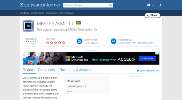 mb-gps2kml.software.informer.com