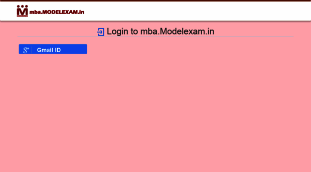 mba.modelexam.in