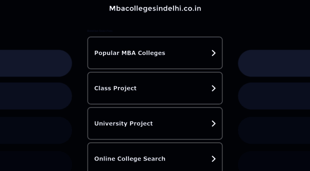 mbacollegesindelhi.co.in