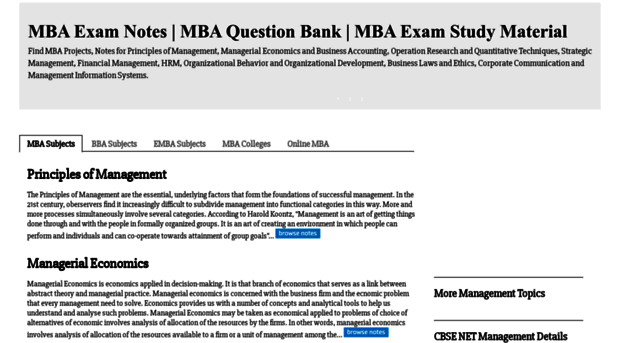 mbaexamnotes.com