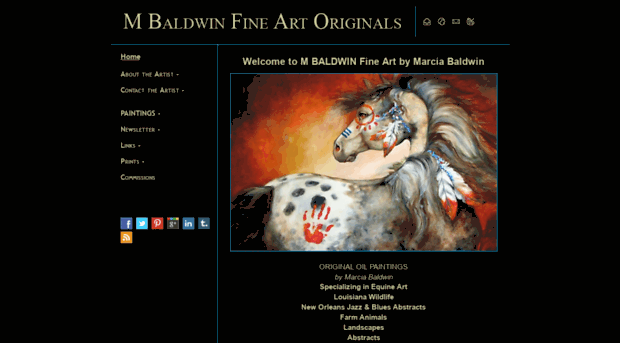 mbaldwinfineart.com