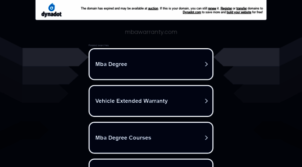 mbawarranty.com