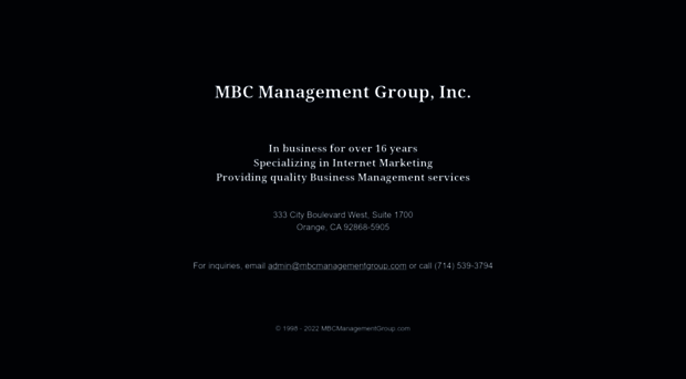 mbcmanagementgroup.com