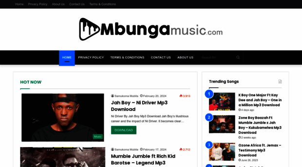 mbungamusic.com