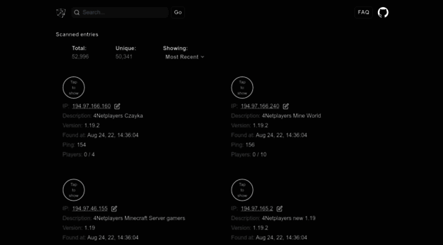 mc-server-scanner.vercel.app - Minecraft Server Browser - Mc Server ...