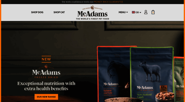 mcadamspetfoods.com