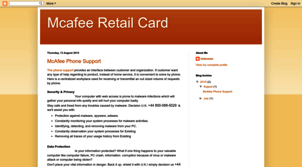 mcafeeretailcard.blogspot.com