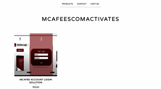 mcafeescomactivates.bigcartel.com