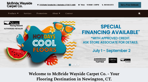 mcbridecarpet.com