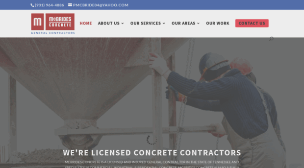 mcbridesconcrete.com