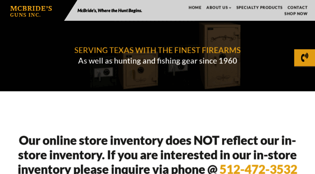 mcbridesguns.com