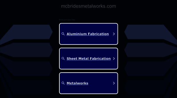 mcbridesmetalworks.com