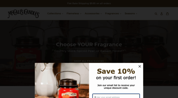 mccallscandles.com