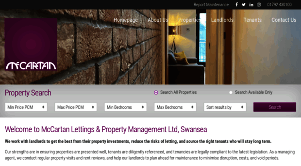 mccartanlettings.co.uk