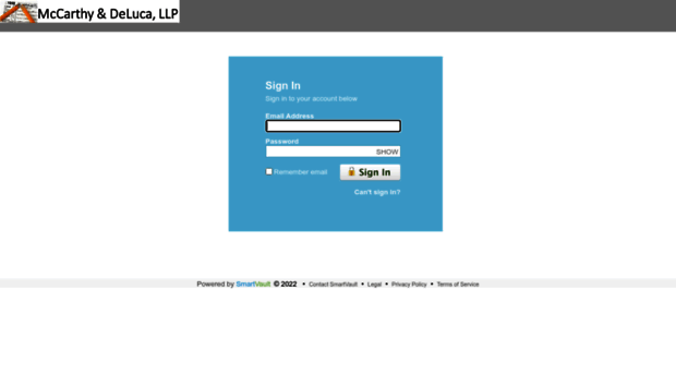 mccarthyanddeluca.smartvault.com