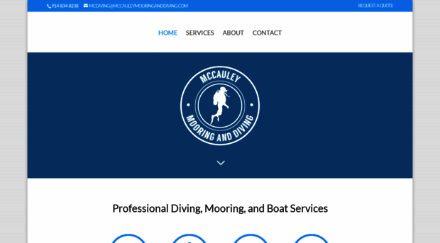 mccauleymooringanddiving.com