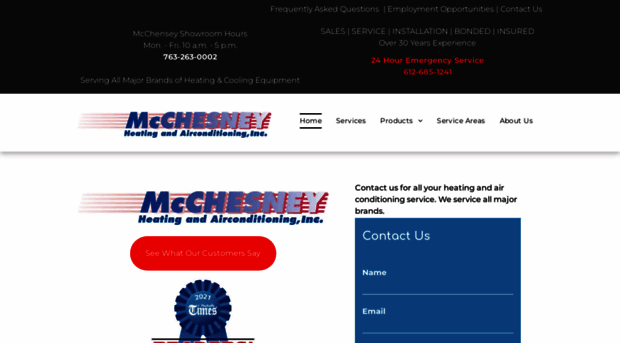 mcchesneyhvac.com