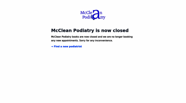 mccleanpodiatry.co.uk