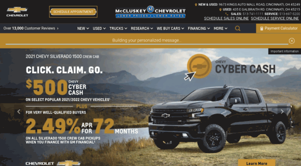 mccluskeychevrolet.com