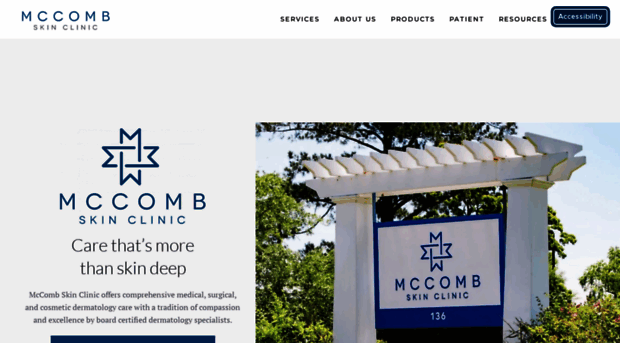 mccombskinclinic.com