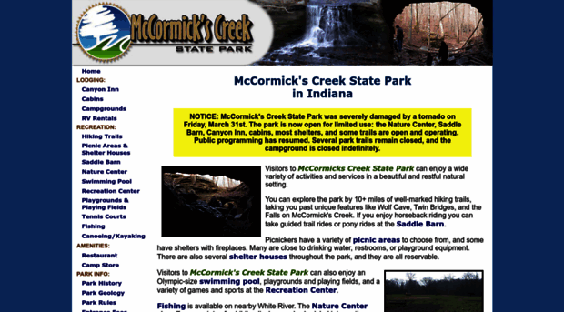 mccormickscreekstatepark.com