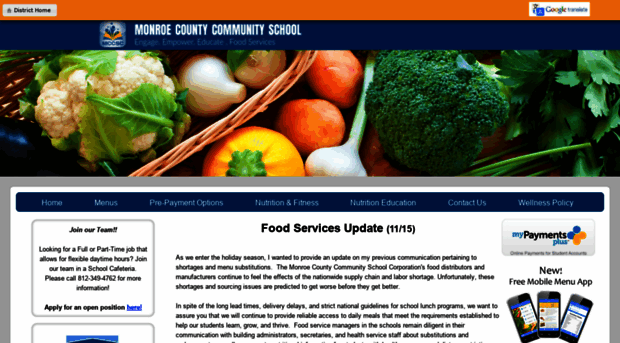 mccscschoolmenus.com
