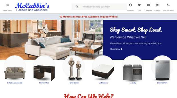 mccubbinsfurniture.com