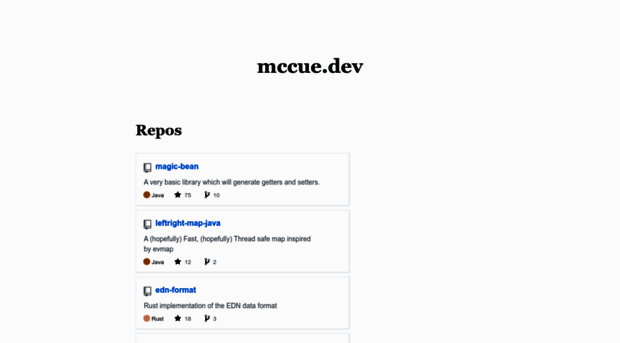 mccue.dev