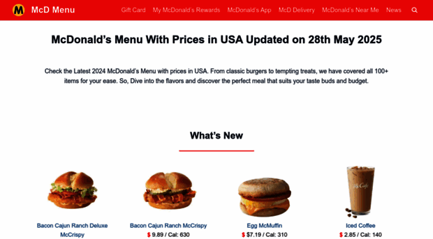 mcd-menu.com