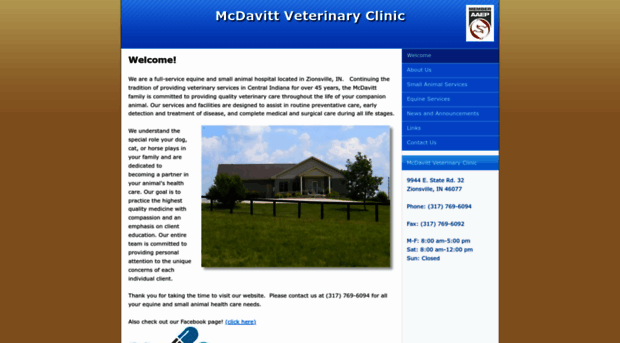 mcdavittveterinaryclinic.com