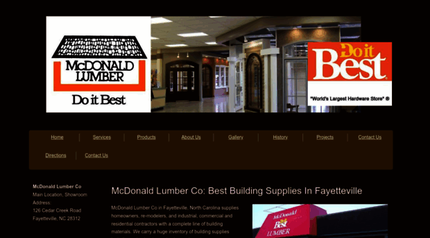 mcdonaldlumber.com