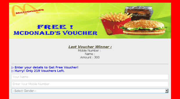 mcdonaldsvoucher.in