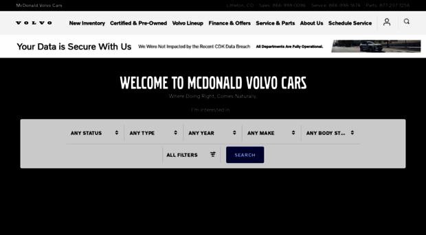 mcdonaldvolvo.com