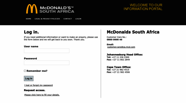 mcdsaportal.co.za