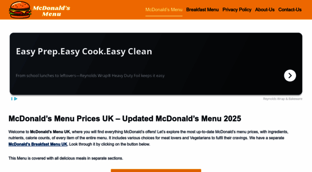 mcdsmenuprices.co.uk