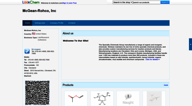 mcgean.lookchem.com