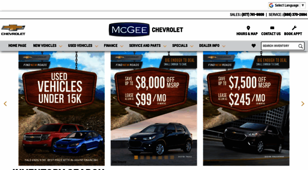 mcgeechevrolet.com