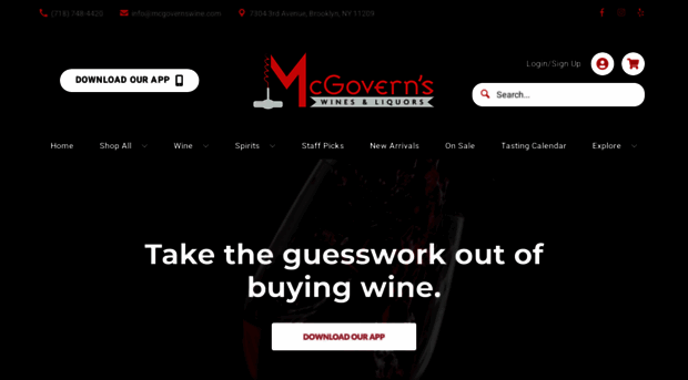 mcgovernswines.com