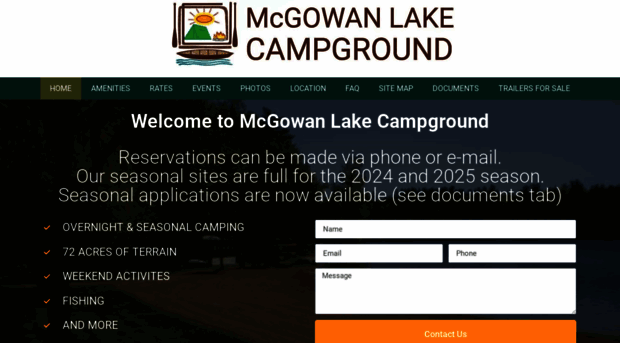 mcgowanlake.com