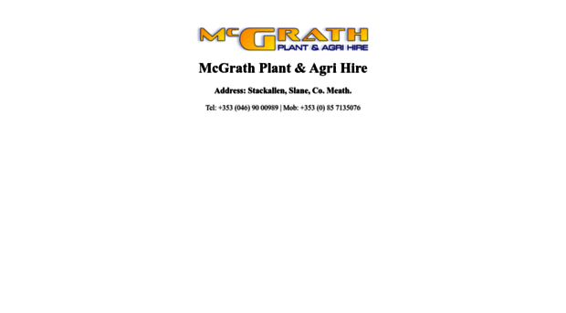 mcgrathplantandagrihire.ie