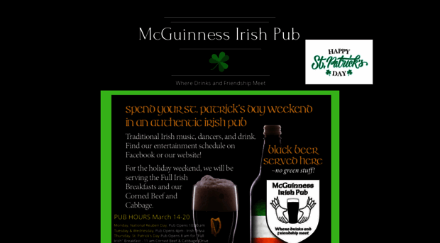 mcguinnessirishpub.com